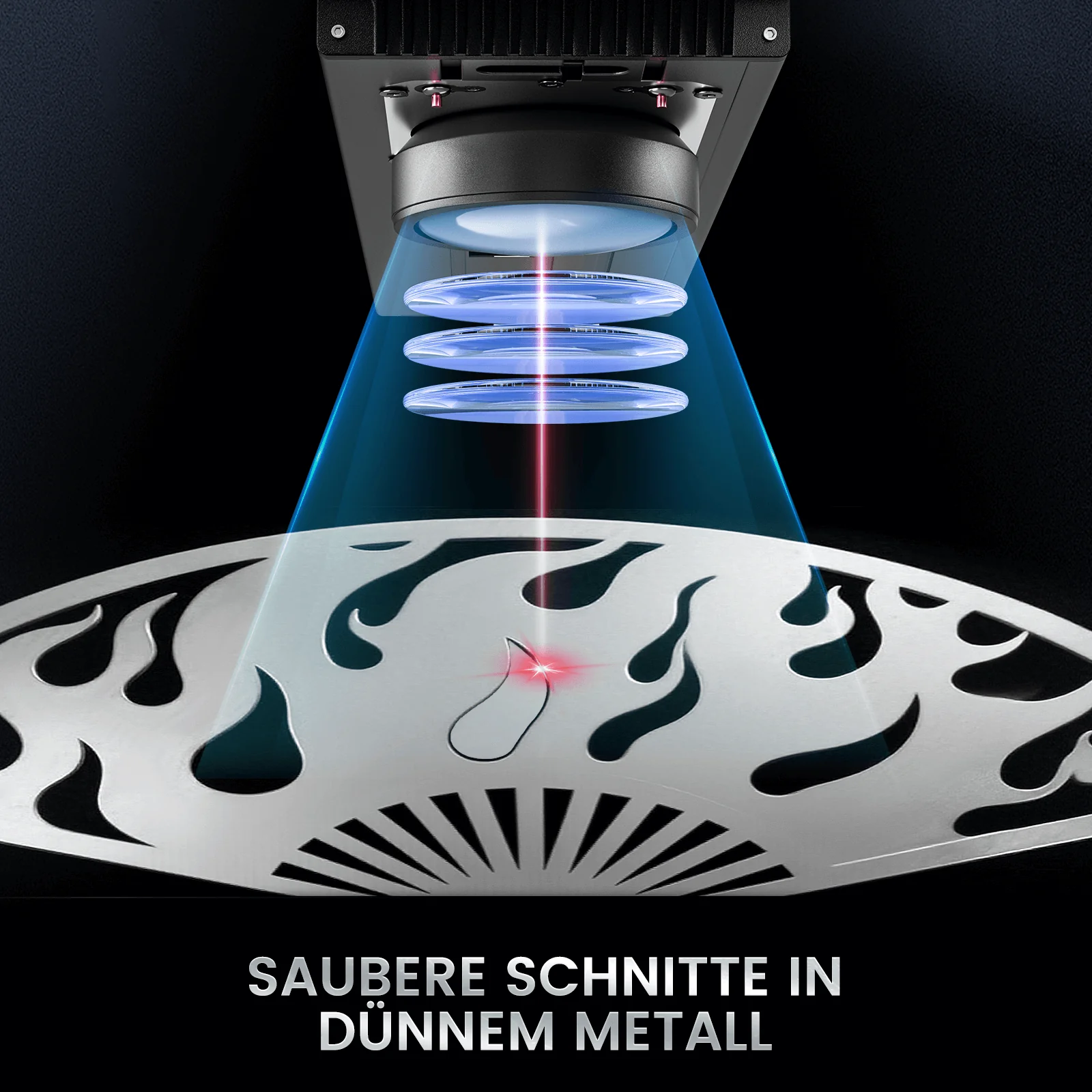 Monport GM 50W Pro Integrierte Faserlaser-Graviermaschine & Markiermaschine mit Autofokus - Maschine - Image 8