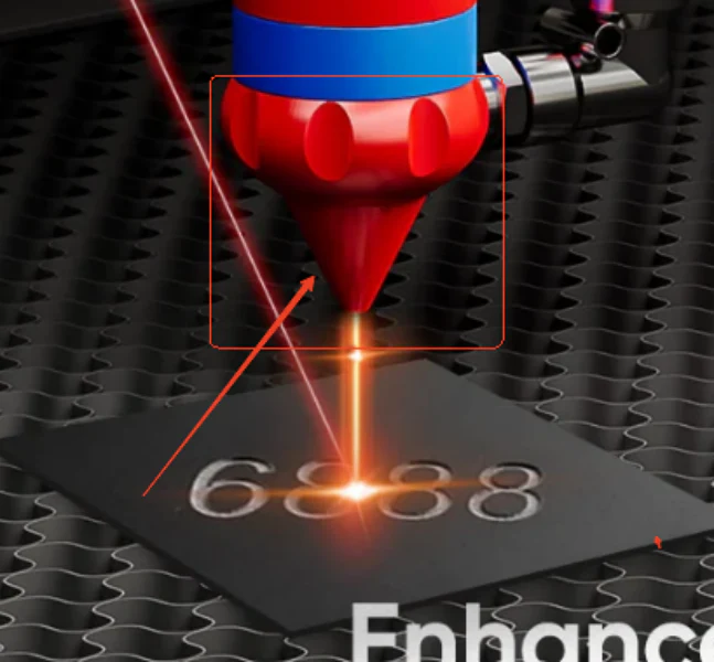 co2 80W Integrierte Laserkopfdüse
