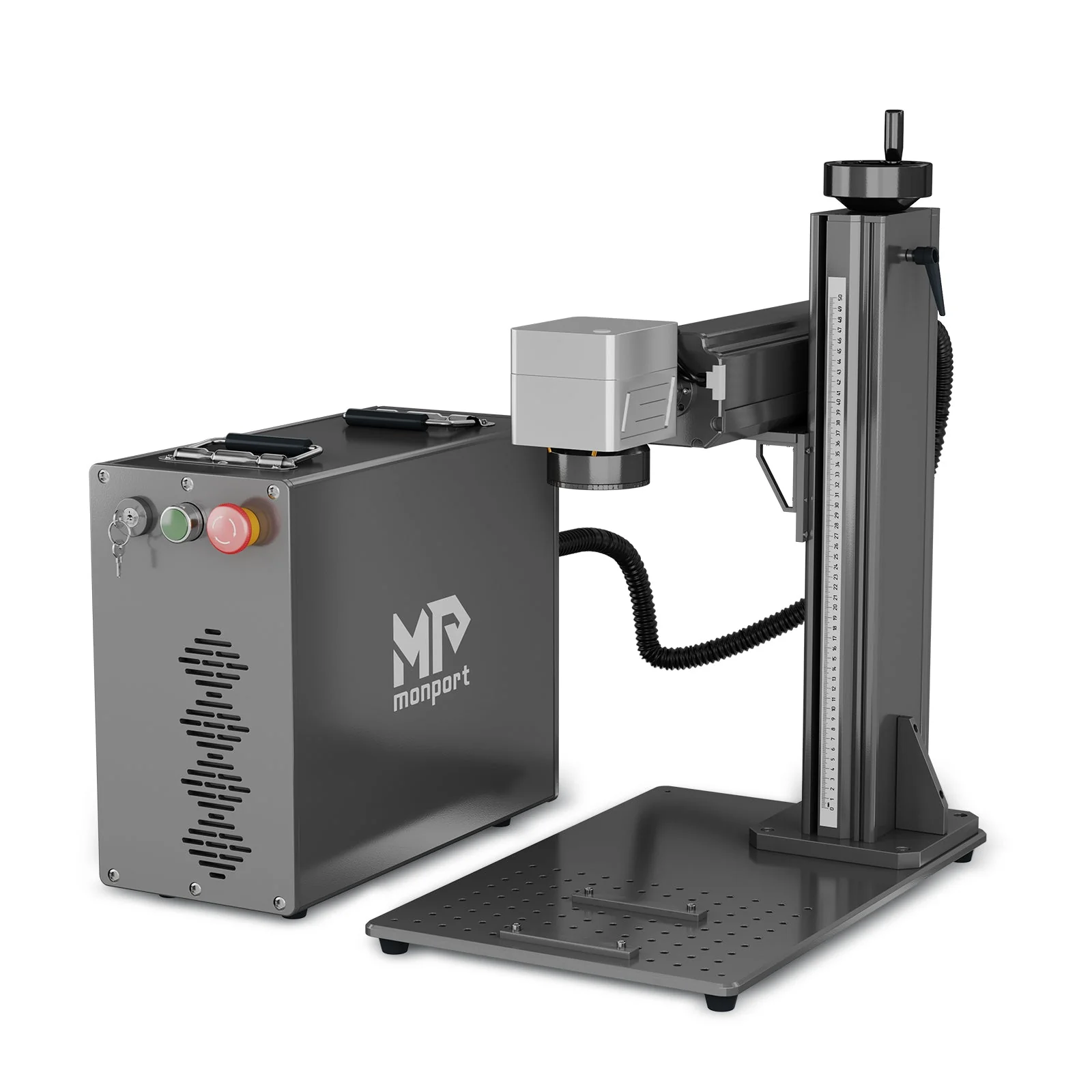 Monport 100W (175 x 175 mm) GPro MOPA Faserlaser Gravier & Markiermaschine mit manuellem Fokus - Image 18