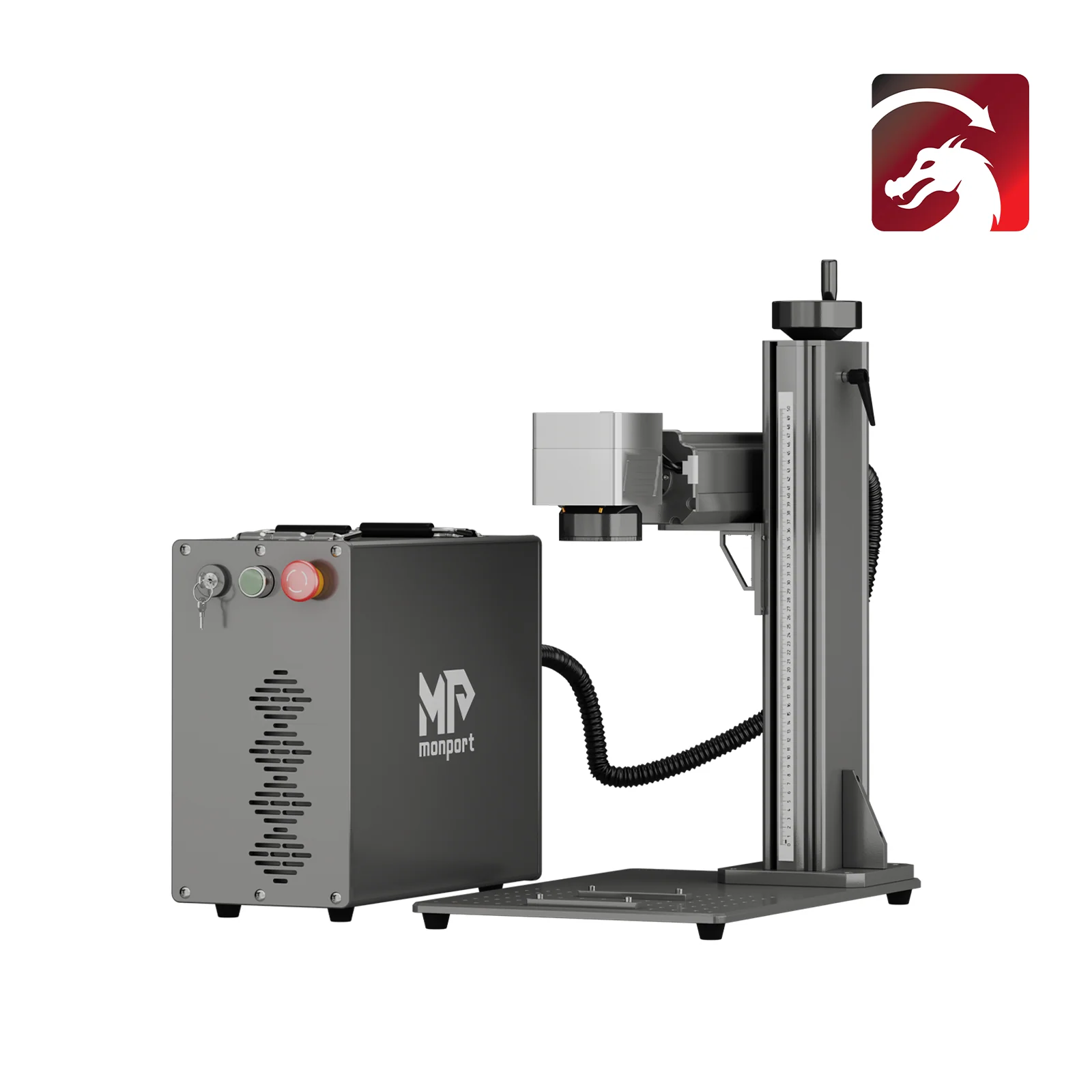 Monport 100W (175 x 175 mm) GPro MOPA Faserlaser Gravier & Markiermaschine mit manuellem Fokus - Image 19