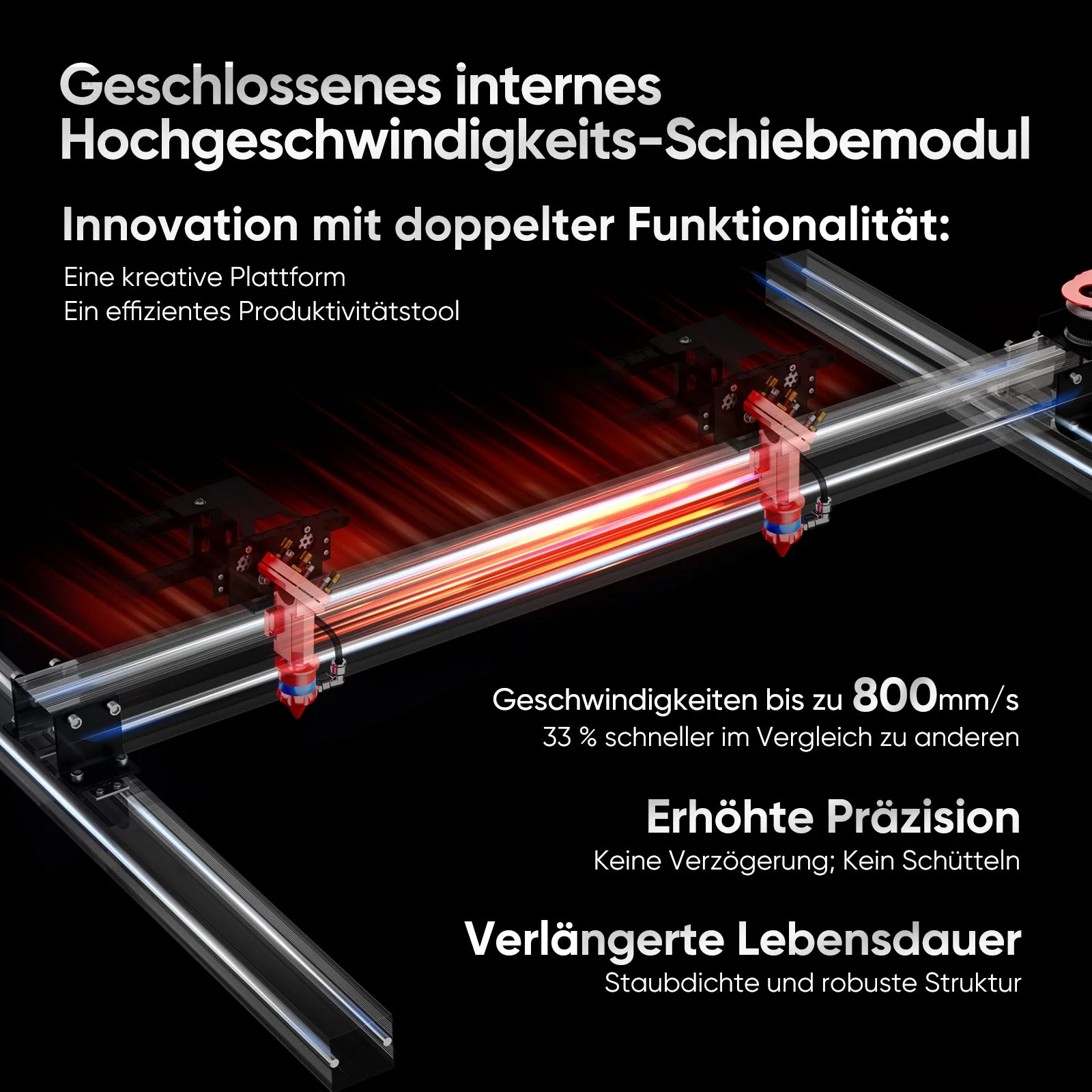 Monport 100W CO2 Laser Graviermaschine & Cutter (500x700mm) mit Autofokus - Image 19