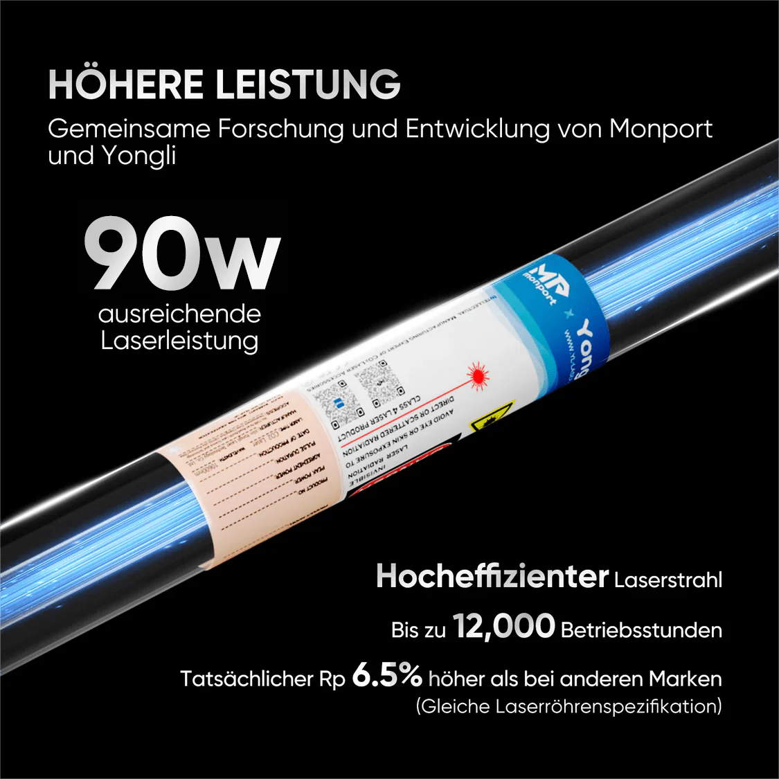 Monport 90W CO2 Laser Graviermaschine & Cutter (500x700mm) mit Autofokus - Image 16