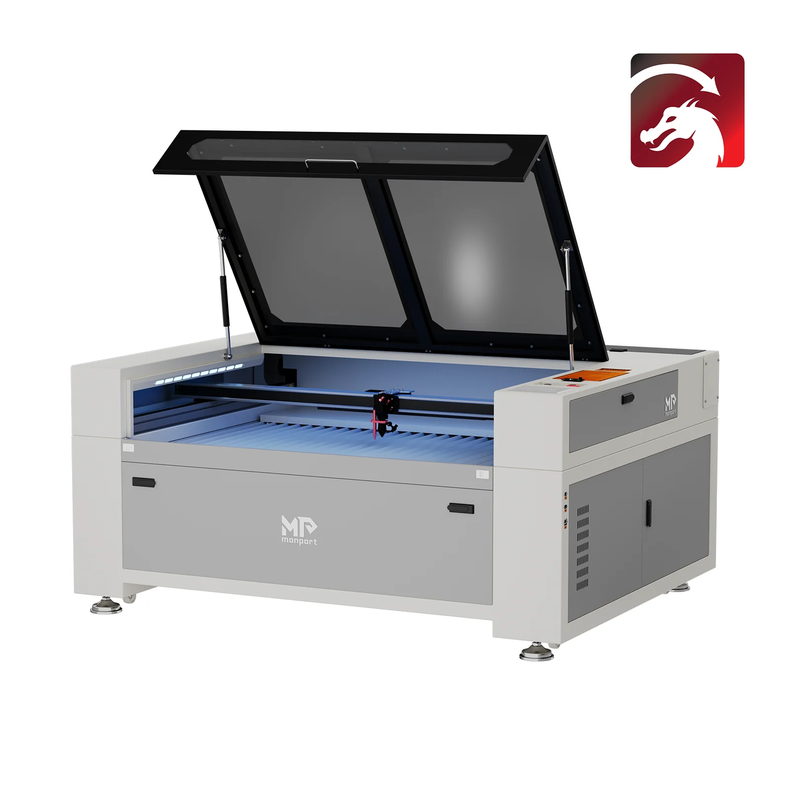 Monport Effi 13S verbesserte Version 130W CO2-Lasergravurmaschine und Schneidemaschine mit Autofokus-Funktion und integrierter Wasserkühler - Image 11