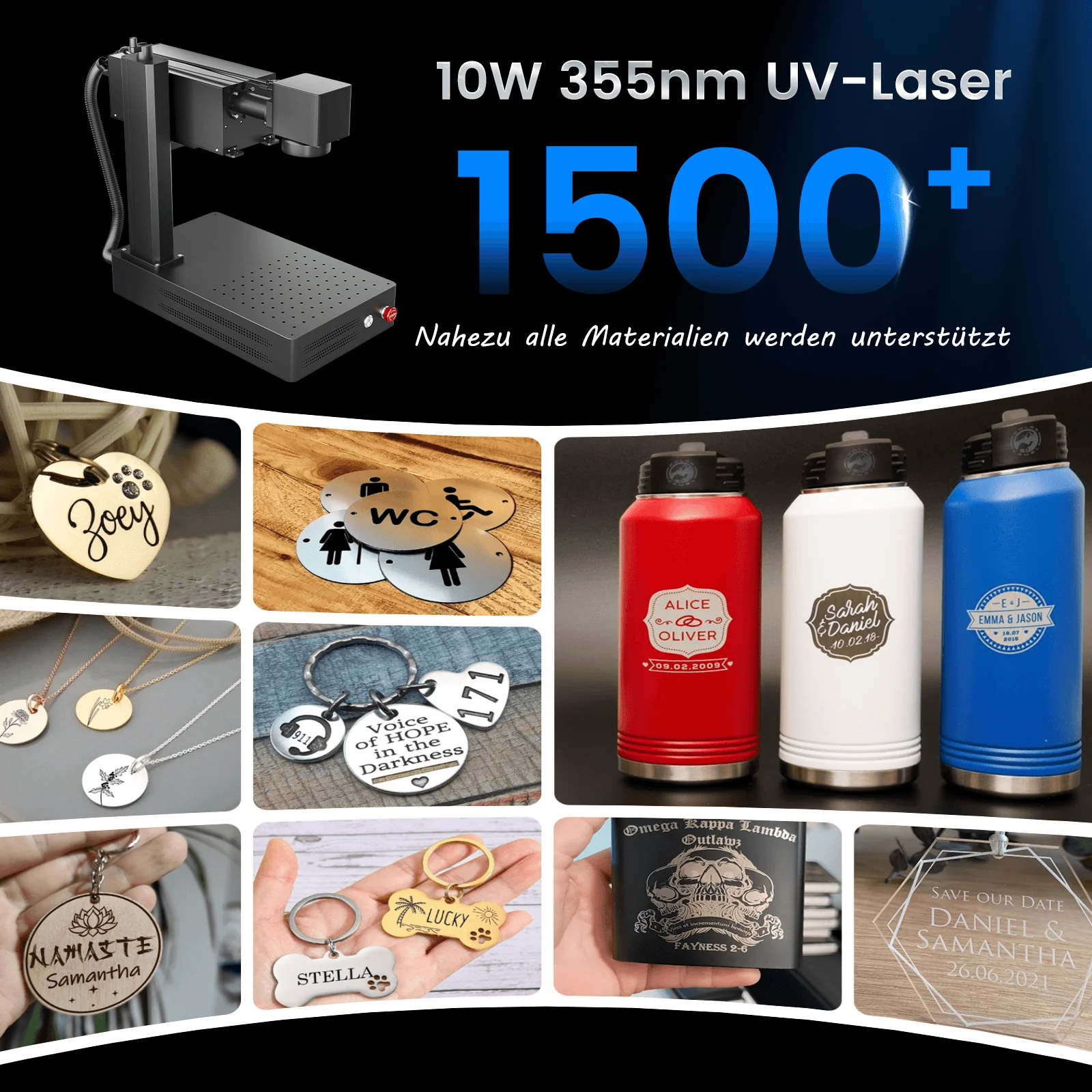 Monport 10W UV-Laser-Graviermaschine & Markiermaschine - Image 7