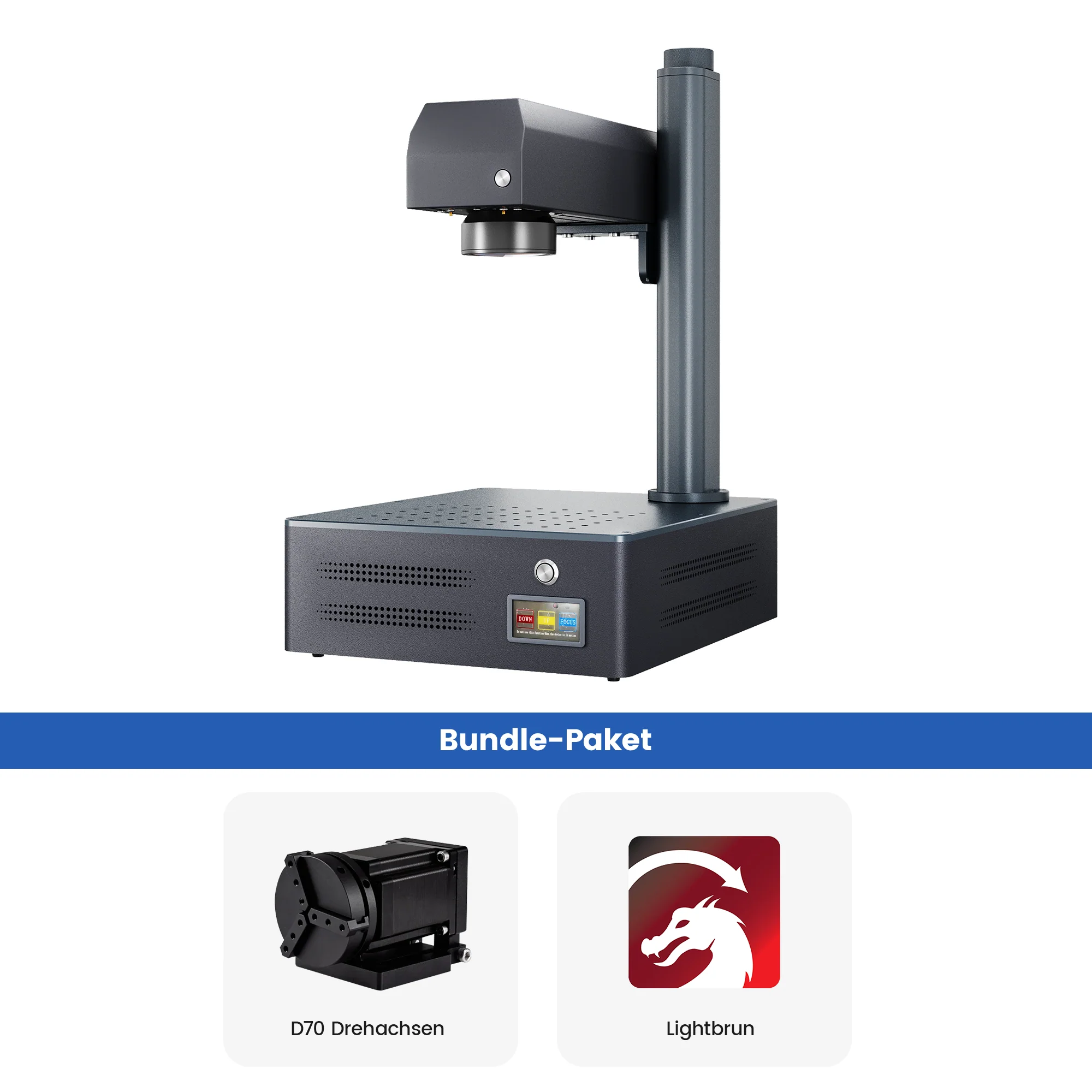 Monport GM 30W Pro Integrierte Faserlaser-Graviermaschine & Markiermaschine mit Autofokus - Maschine - Image 20