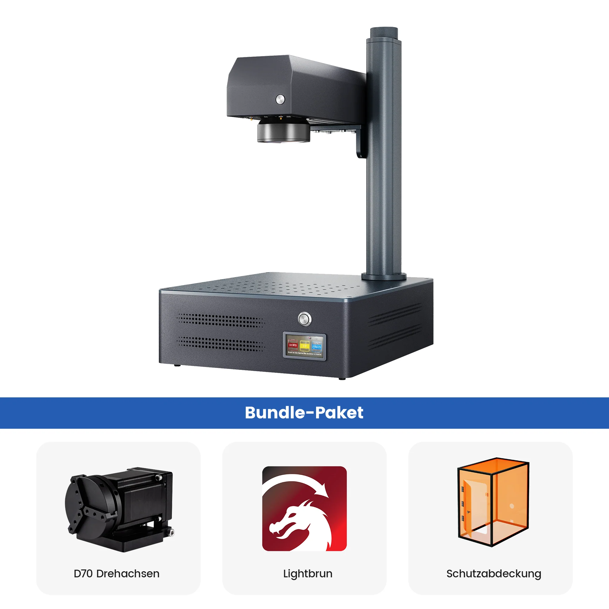 Monport GM 30W Pro Integrierte Faserlaser-Graviermaschine & Markiermaschine mit Autofokus - Maschine - Image 22