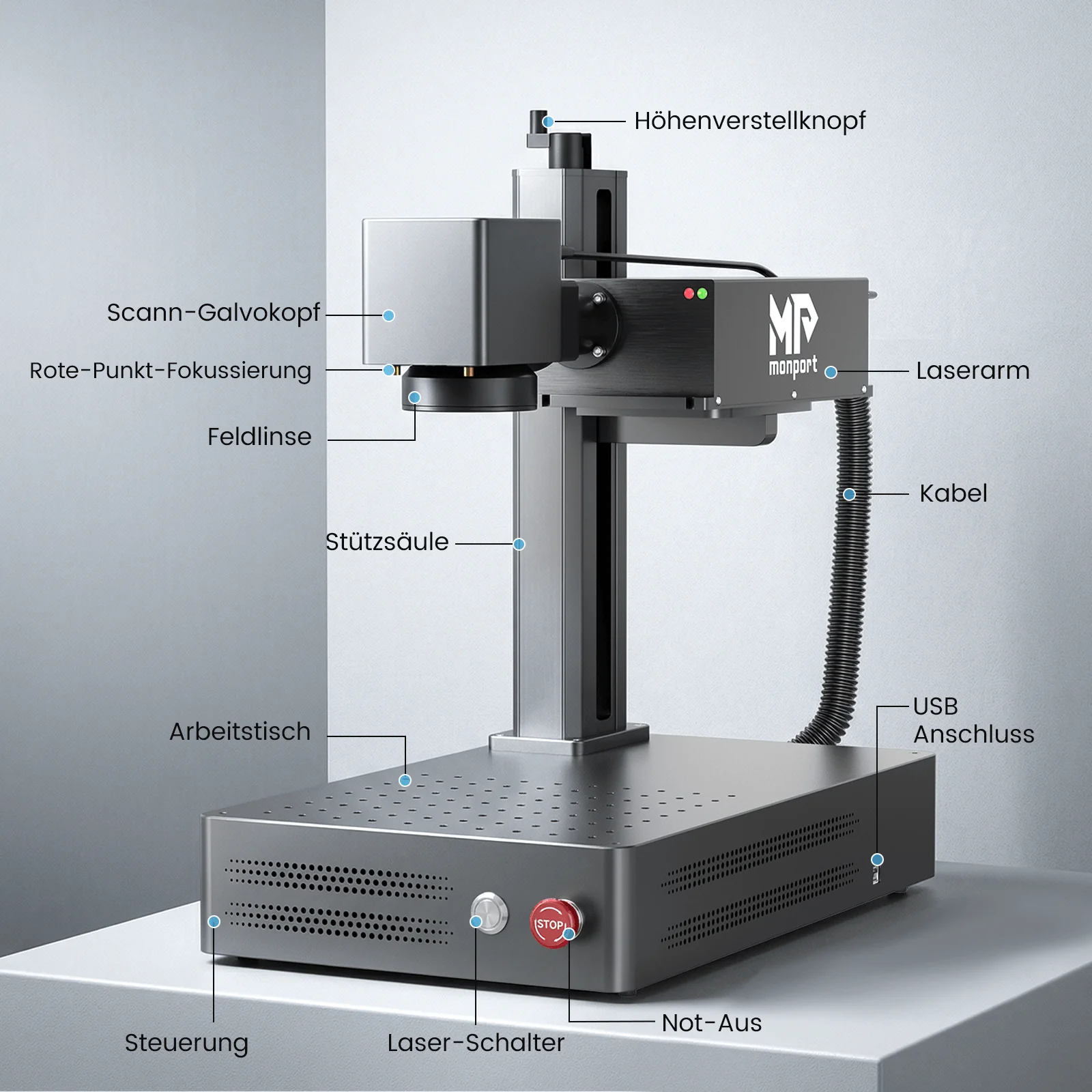 Monport 6W UV-Laser-Graviermaschine & Markiermaschine - Image 14
