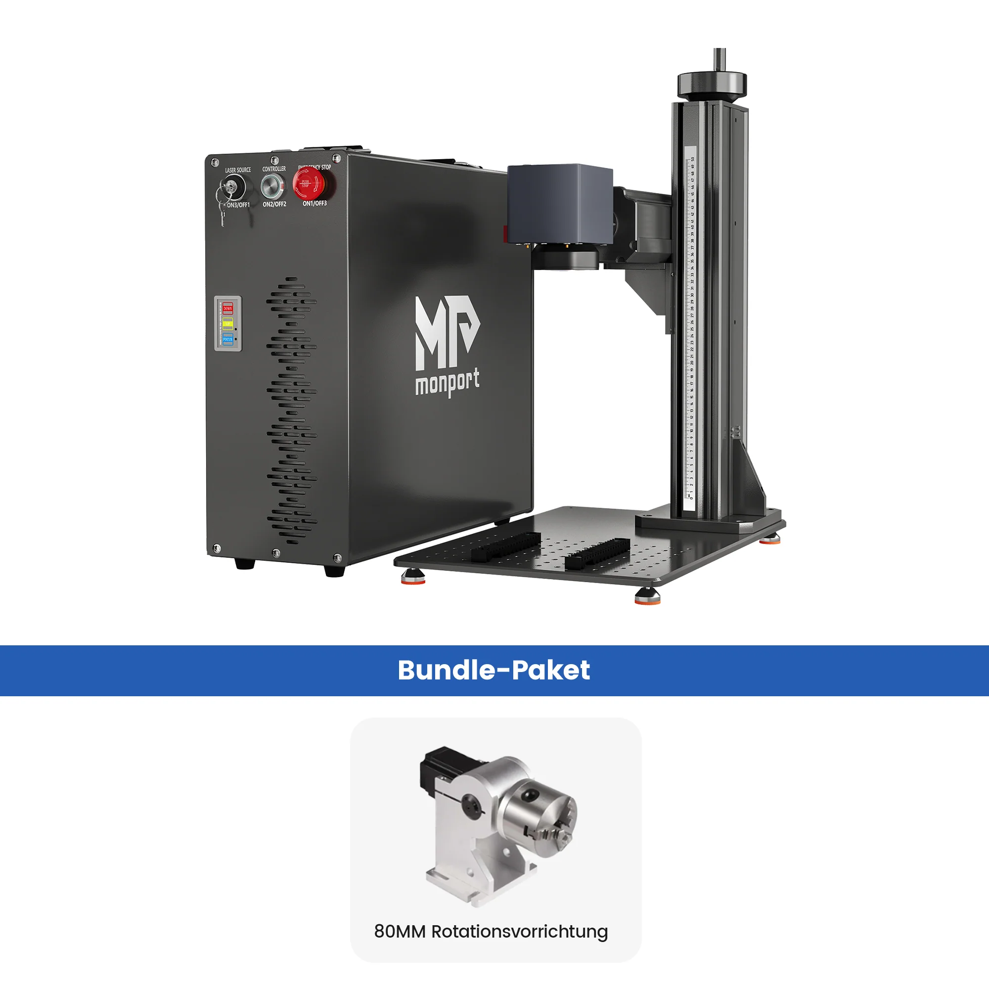 Monport GT 200W Split MOPA & Autofokus-Faserlaser-Gravierer & Farbemarkierungsmaschine - Image 35