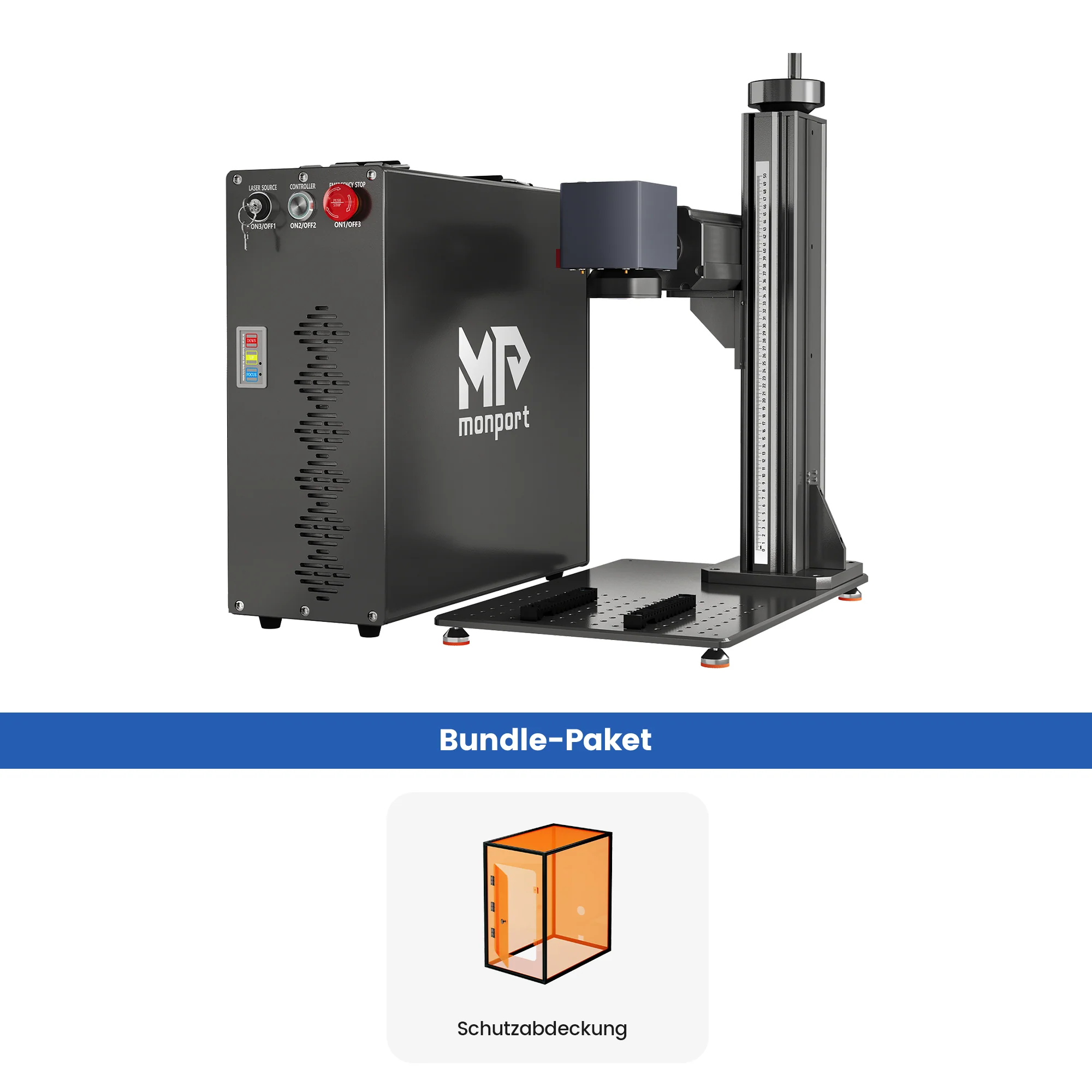 Monport GT 200W Split MOPA & Autofokus-Faserlaser-Gravierer & Farbemarkierungsmaschine - Image 37