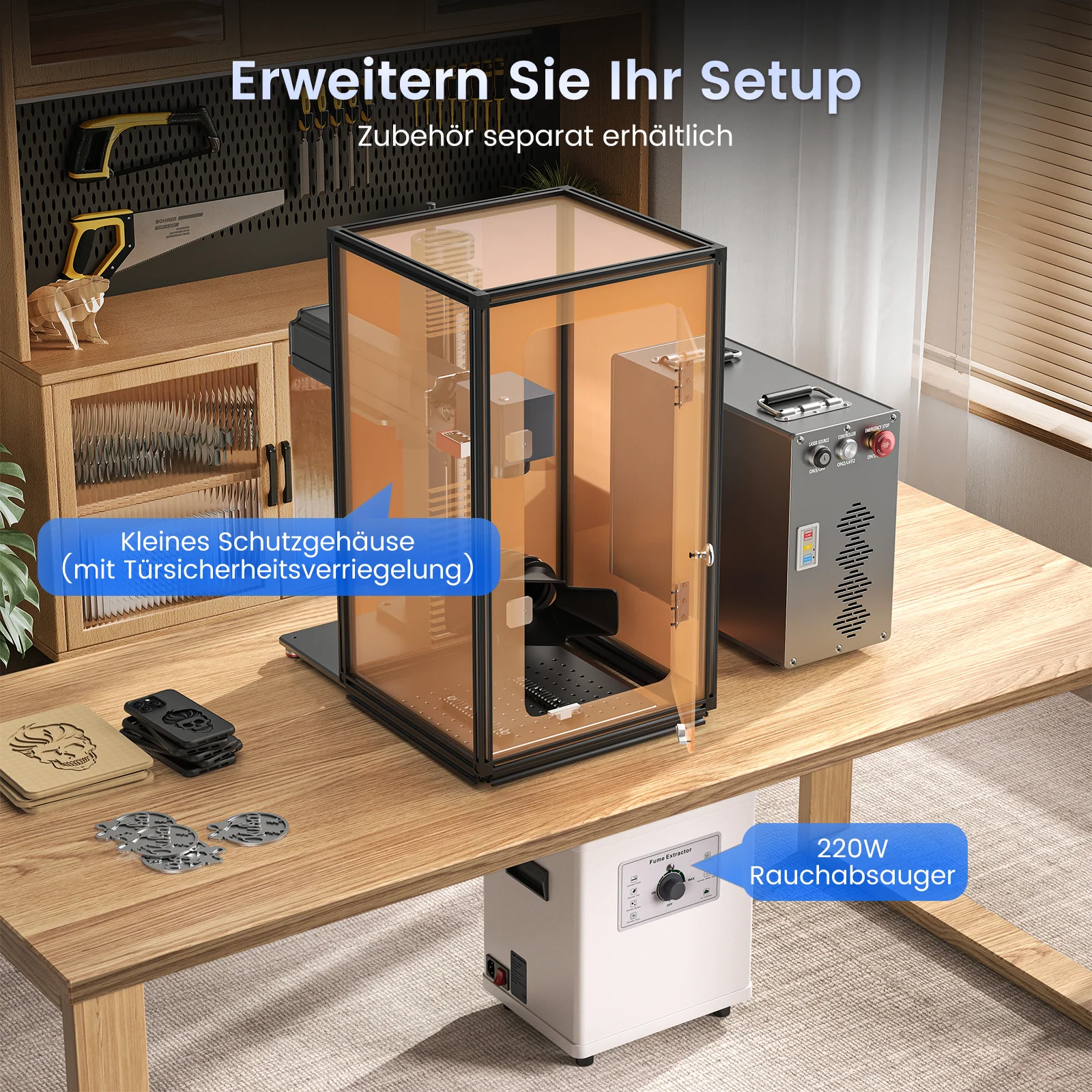 Monport GT 100W Getrennte MOPA-Faserlaser-Gravier- und Farbmarkiermaschine mit Autofokus – Gerät - Image 16