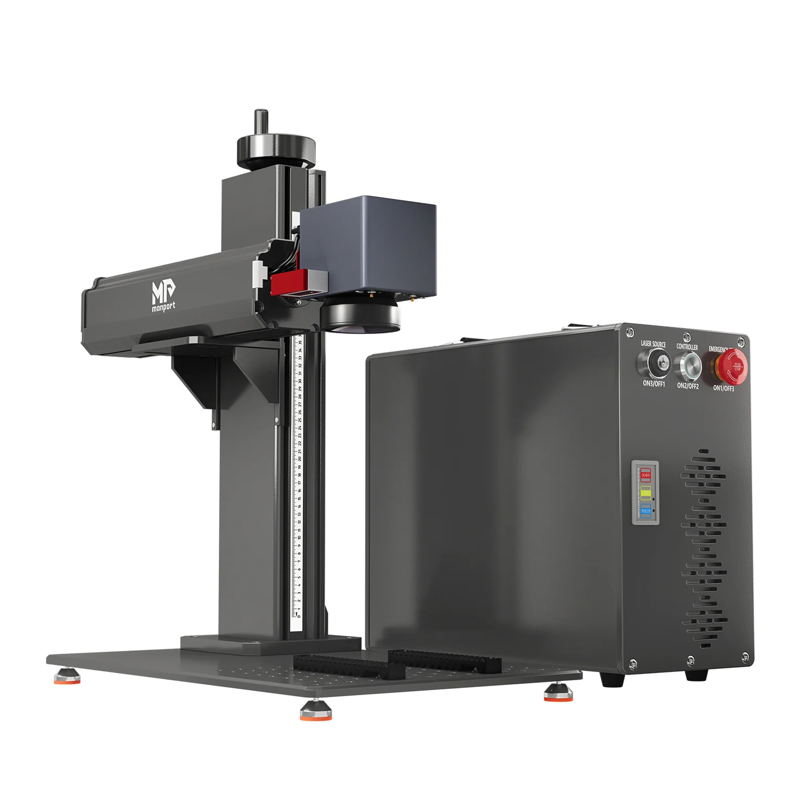Monport GT 100W Getrennte MOPA-Faserlaser-Gravier- und Farbmarkiermaschine mit Autofokus – Gerät - Image 21