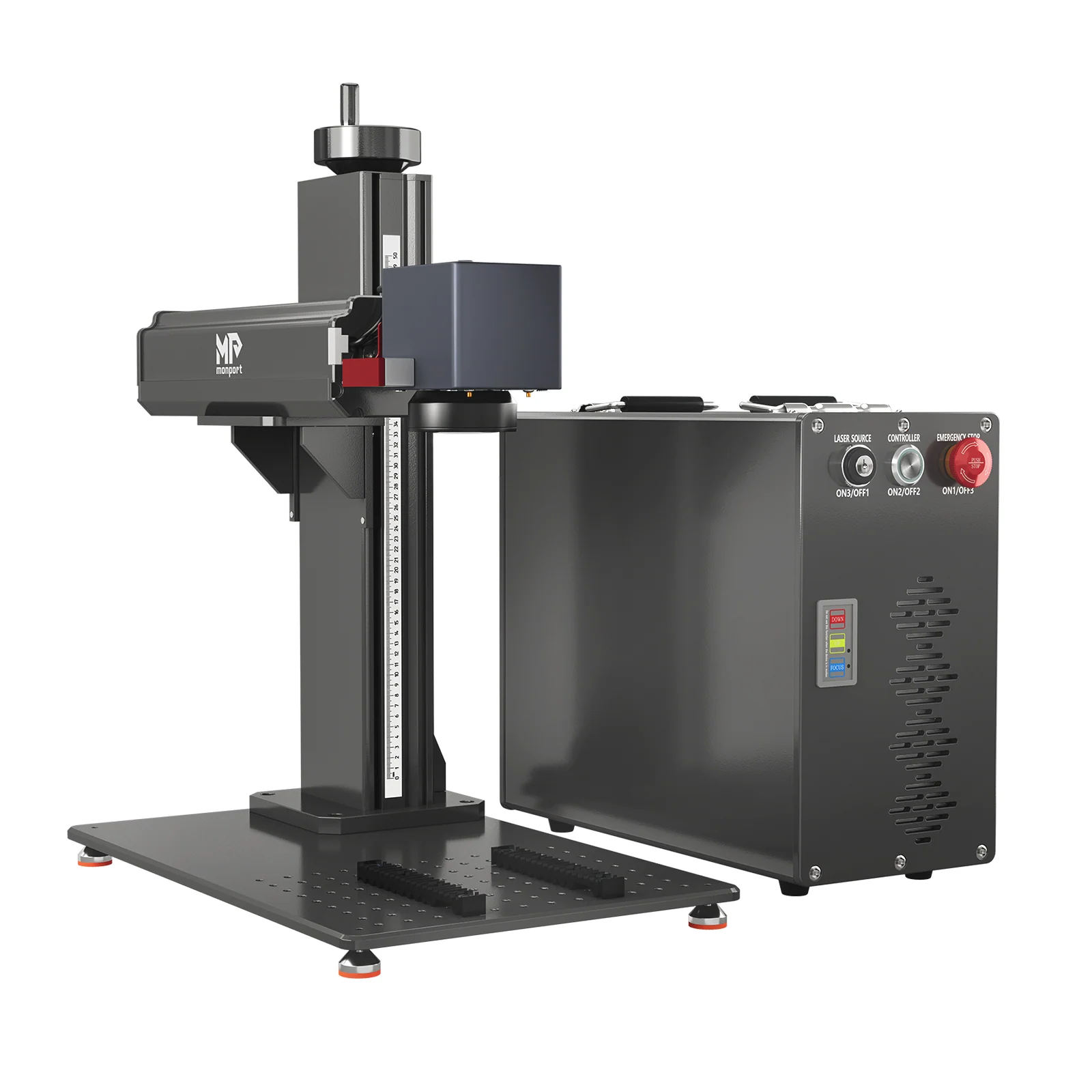 Monport GT 100W Getrennte MOPA-Faserlaser-Gravier- und Farbmarkiermaschine mit Autofokus – Gerät - Image 23