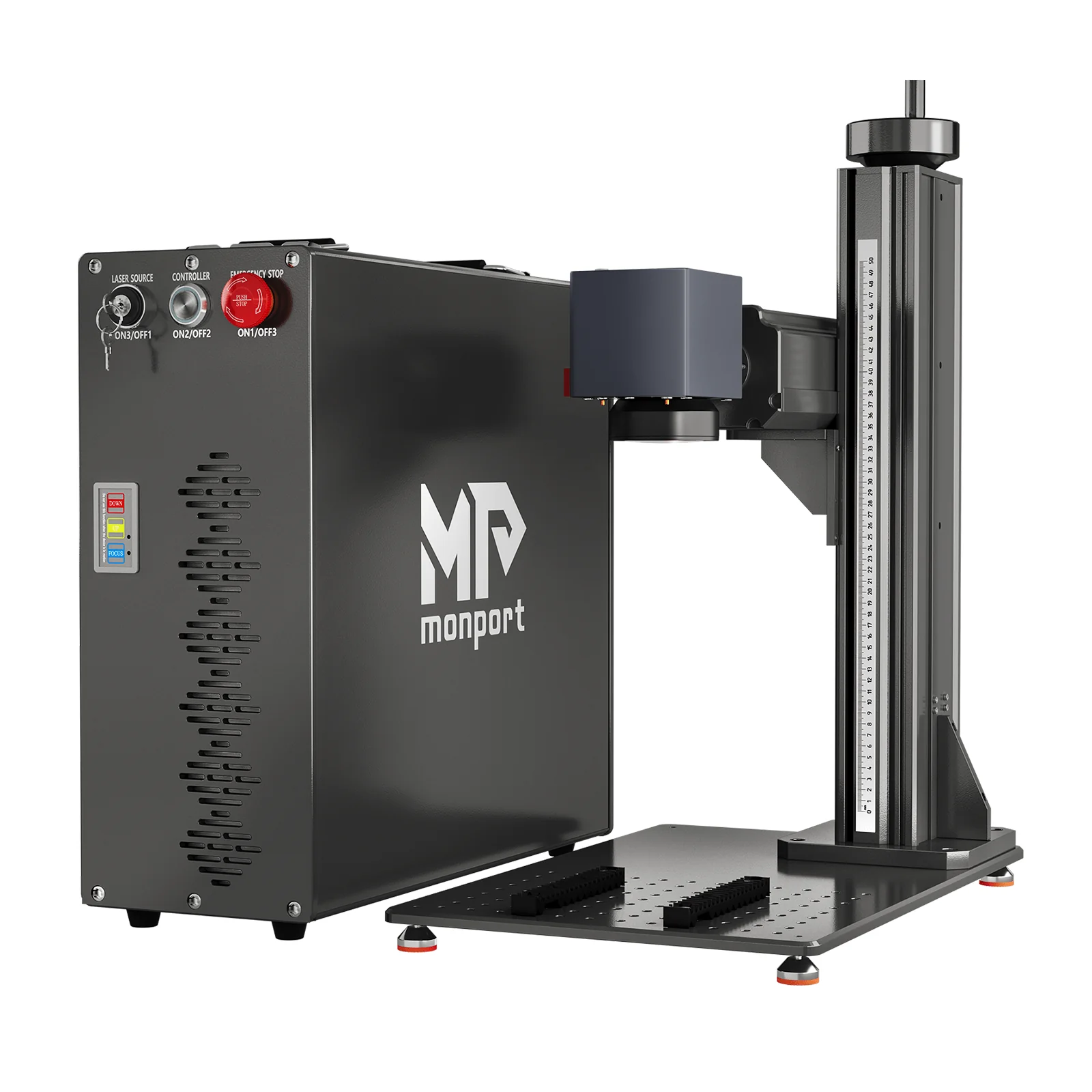 Monport GT 100W Getrennte MOPA-Faserlaser-Gravier- und Farbmarkiermaschine mit Autofokus – Gerät - Image 27