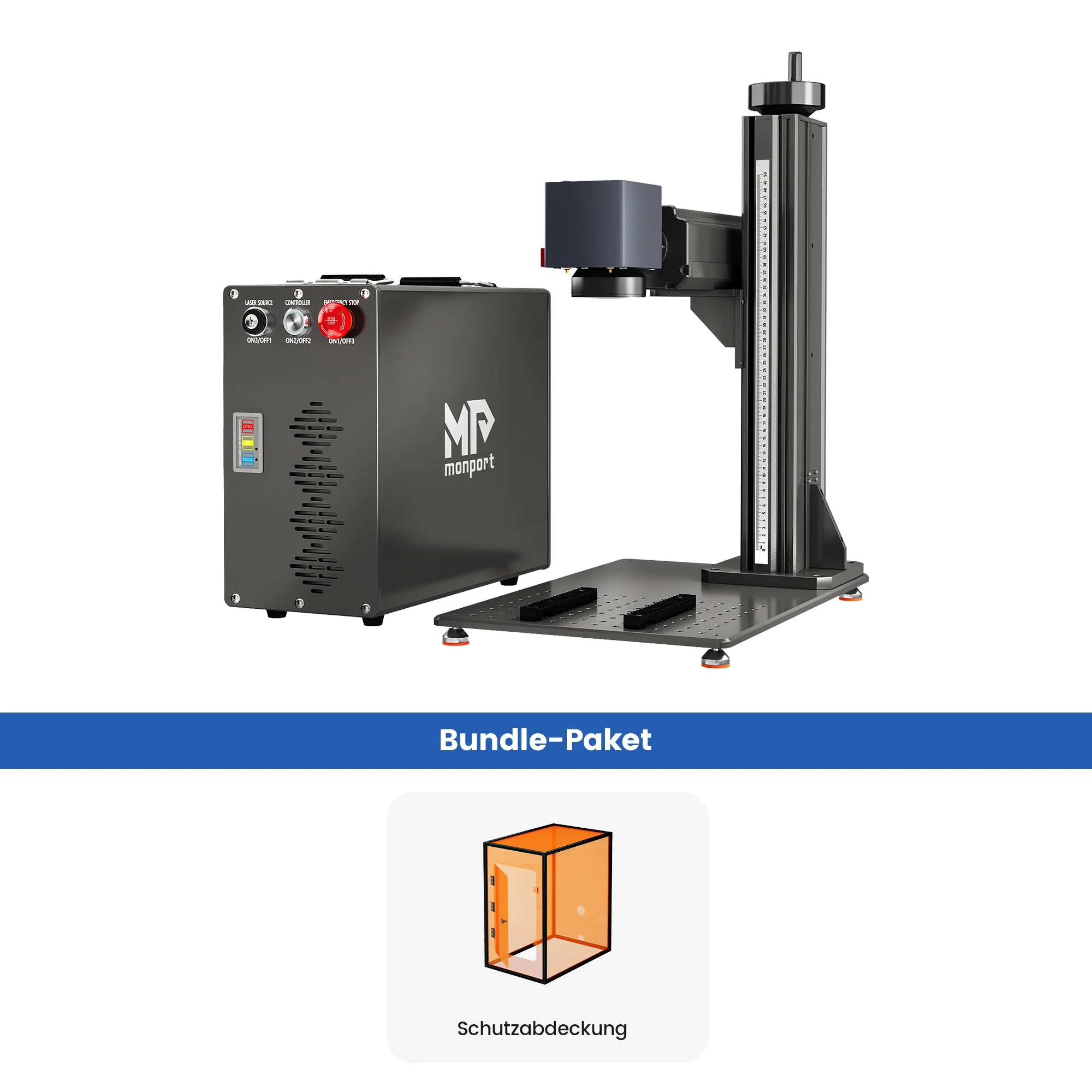 Monport GT 100W Getrennte MOPA-Faserlaser-Gravier- und Farbmarkiermaschine mit Autofokus – Gerät - Image 31