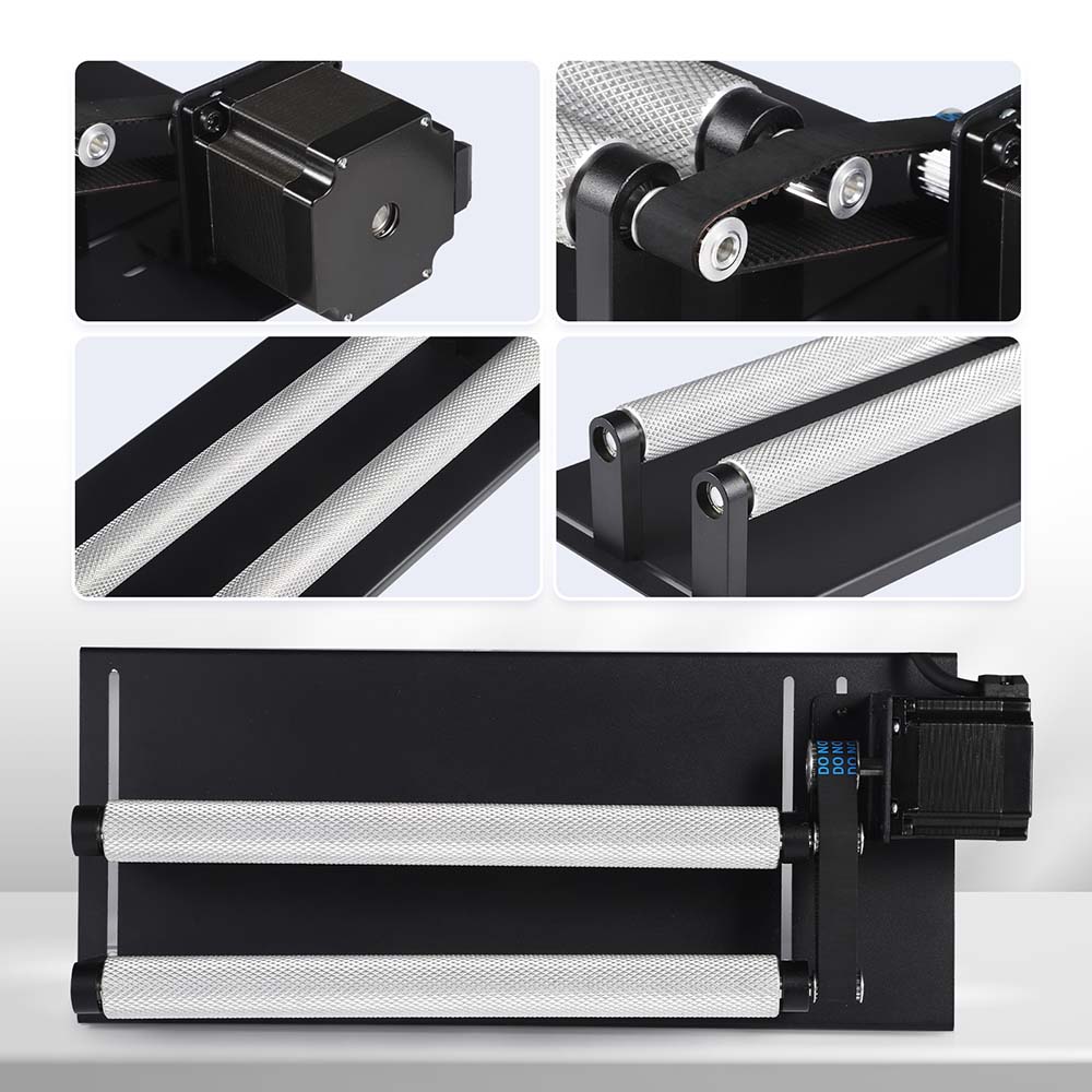 Monport Laser-Drehwalze 360° für 55 W-150 W CO2-Lasergravierer zum Halten zylindrischer Objekte - Image 3