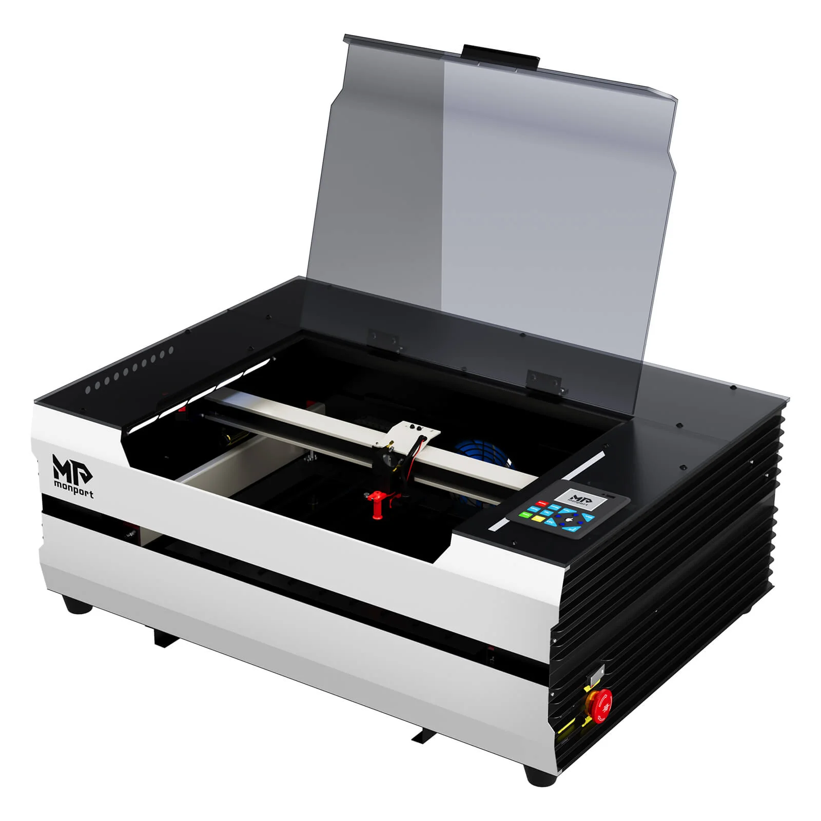 Monport Reno45 Pro 45W Desktop CO2-Lasergravierer und -schneider (16" x 12") mit brandneuem Assistierter Autofokus - Image 30