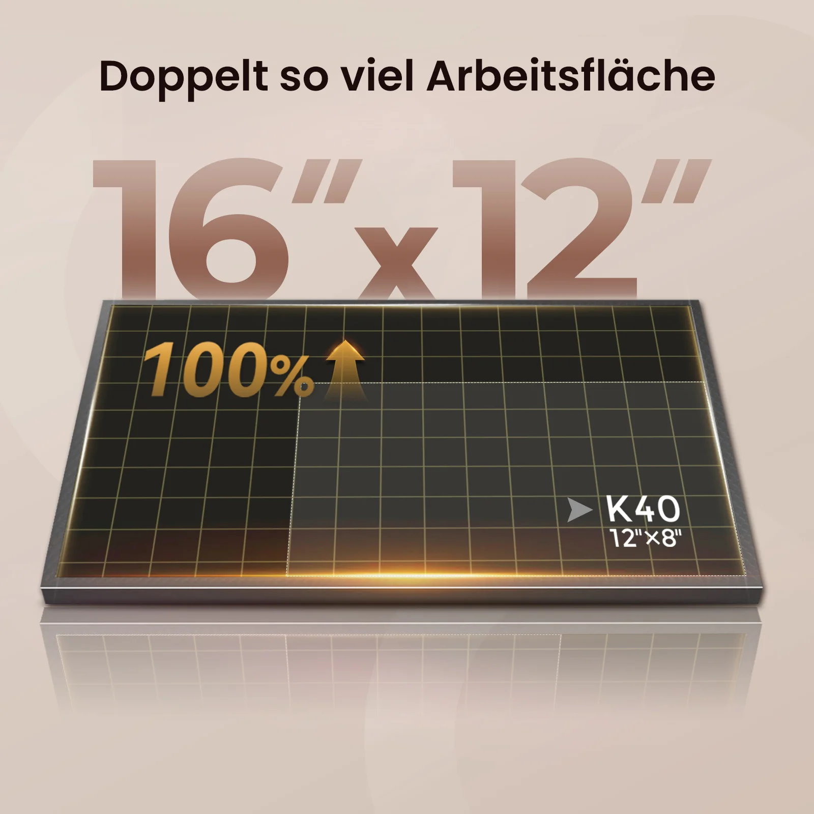 Monport Reno45 Pro 45W Desktop CO2-Lasergravierer und -schneider (16" x 12") mit brandneuem Assistierter Autofokus - Image 7