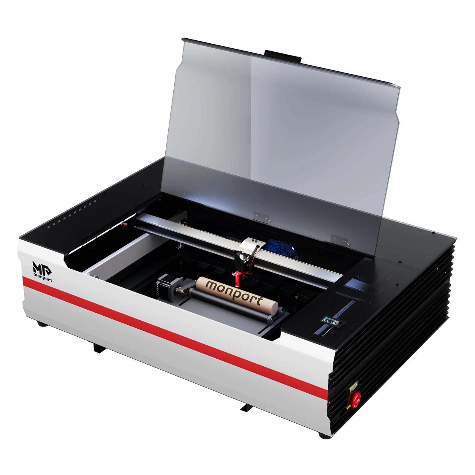 Monport Reno 65W Desktop CO2 Lasergravierer & Schneidegerät (24“X 16“) mit brandneuem Assistierter Autofokus - Image 13